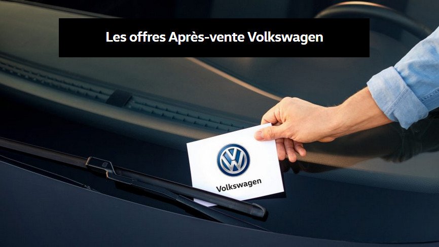 Promotions Entretien Volkswagen
