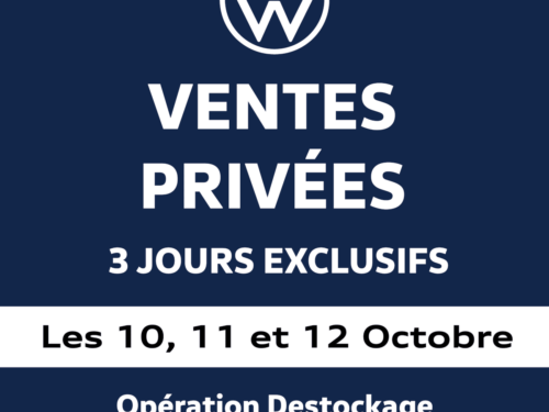 Ventes privées Volkswagen Royan