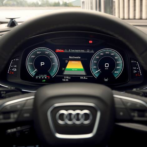 illustration technologie Audi Q8 TFSI e