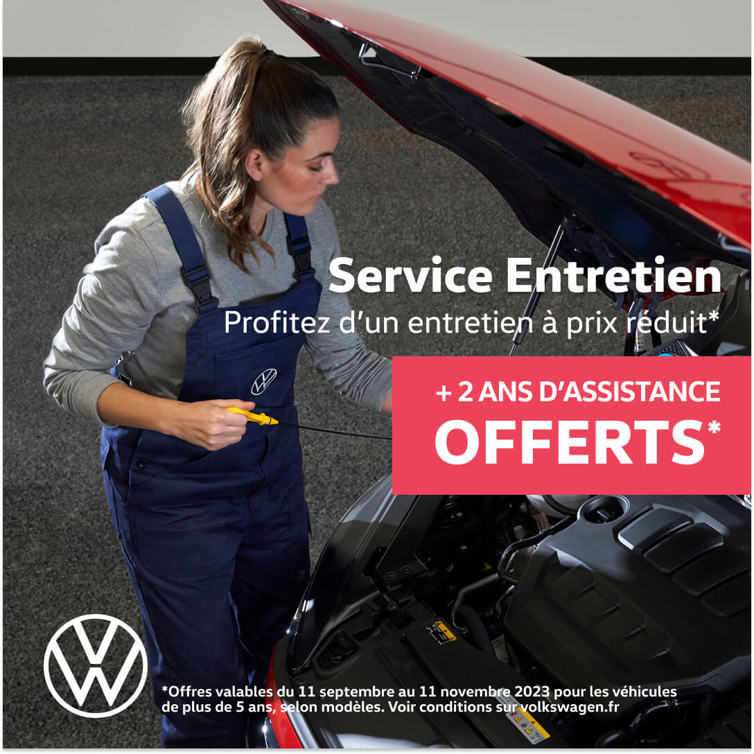 Offre Volkswagen REMISE ENTRETIEN 10%