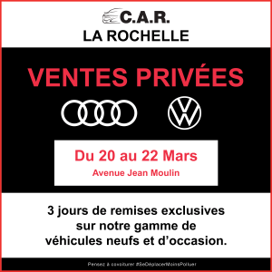 Volkswagen  La Rochelle : Ventes Privées C.A.R.