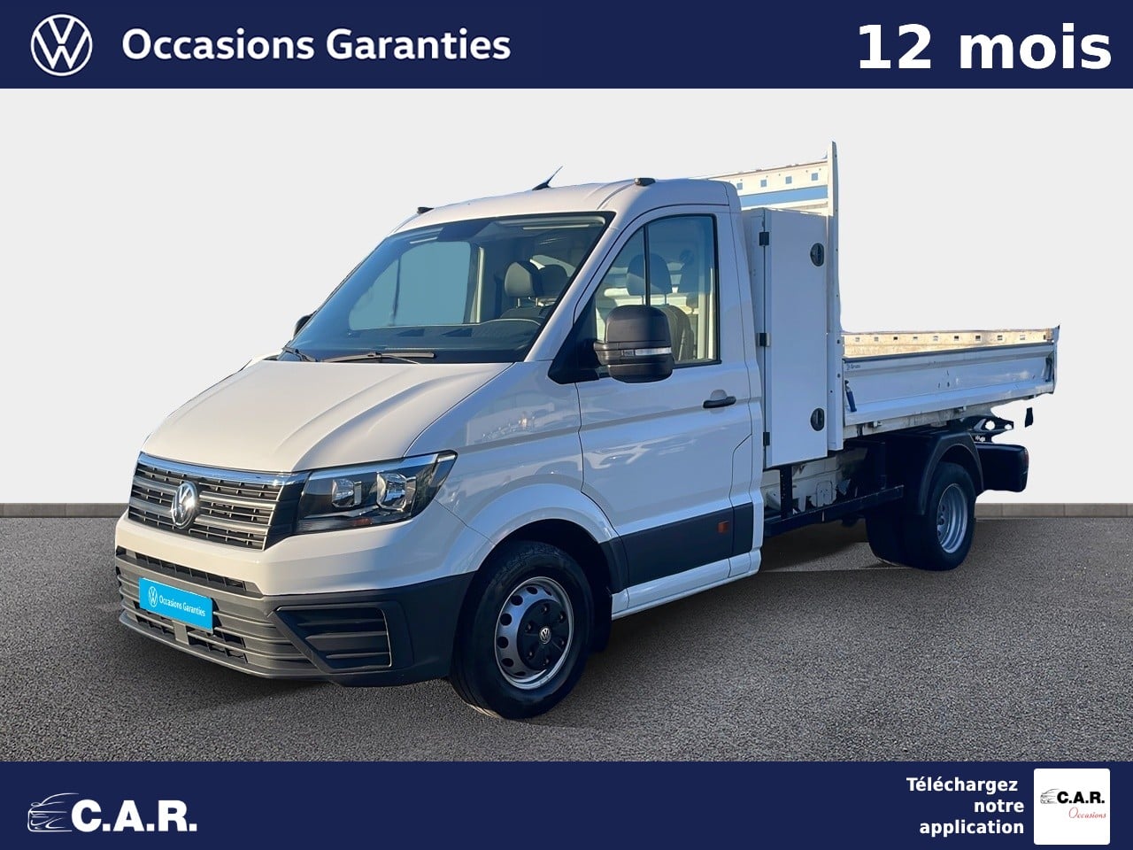 Occasion VOLKSWAGEN CRAFTER CSC BENNE COFFRE PROPULSION (RJ) 35 L3 2.0 TDI 177CH
